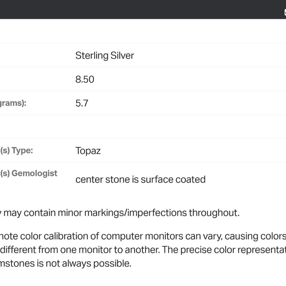 Sterling Silver Genuine Blue Topaz Double Halo Ring - Picture 6 of 6